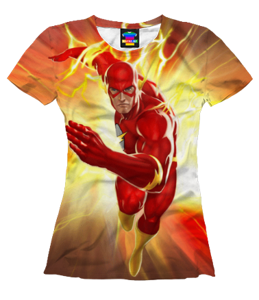 Женская футболка 3D Flash