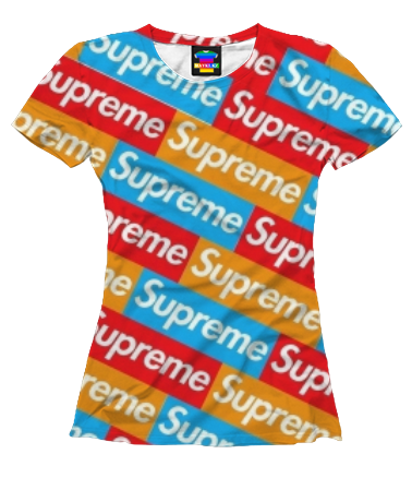 Женская футболка 3D Supreme