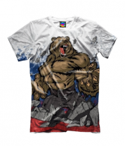 Детская футболка 3D Медведь