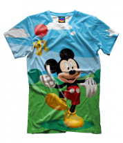Мужская футболка 3D Mickey Mouse фото