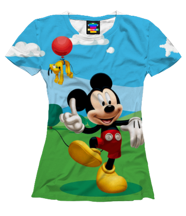 Женская футболка 3D Mickey Mouse