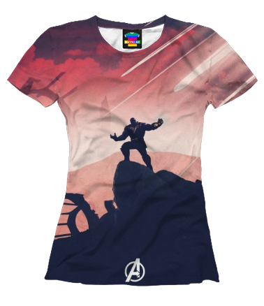 Женская футболка 3D Thanos