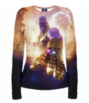 Женская футболка с длинным рукавом 3D Thanos фото
