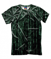 Мужская футболка 3D Matrix фото