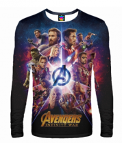 Мужская футболка с длинным рукавом 3D Avengers andgame