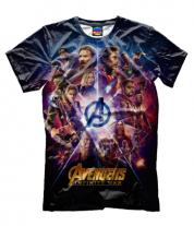 Мужская футболка 3D Avengers andgame фото