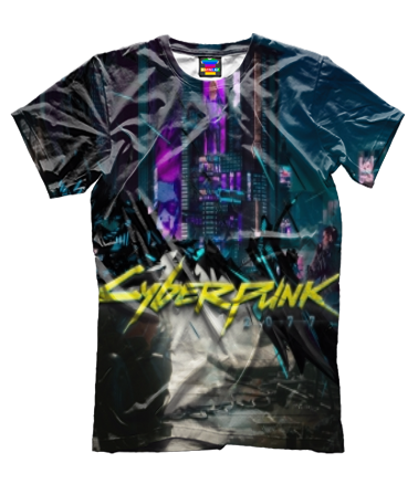 Мужская футболка 3D Cyberpunk