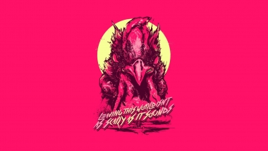 Футболка поло мужская 3D Hotline Miami