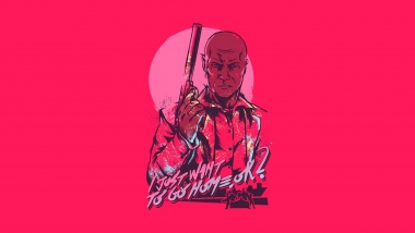 Толстовка худи 3D Hotline Miami