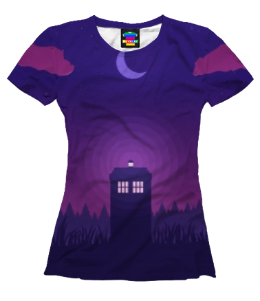 Женская футболка 3D Doctor Who