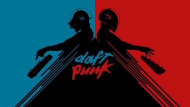 Мужская футболка 3D Daft Punk