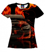 Женская футболка 3D BMW 5