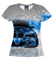 Женская футболка 3D BMW 3