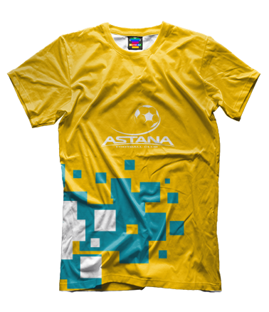 Мужская футболка 3D FC ASTANA