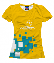 Женская футболка 3D FC ASTANA