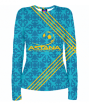 Женская футболка с длинным рукавом 3D FC ASTANA