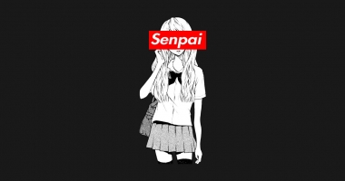 Женская футболка 3D Аниме Семпай - Senpai