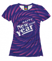 Женская футболка 3D New Year 2020 фото