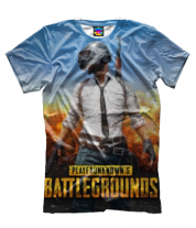 Мужская футболка 3D Playerunknown`s battlegrounds 1 фото
