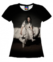 Женская футболка 3D Billie Eilish фото