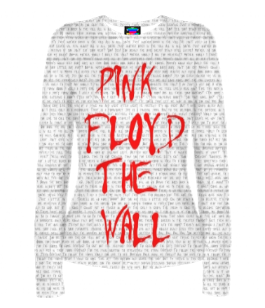 Женская футболка с длинным рукавом 3D Pink Floyd