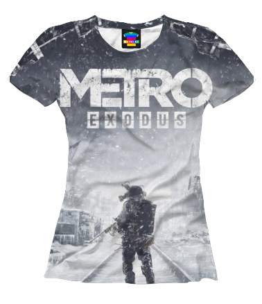 Женская футболка 3D METRO EXODUS