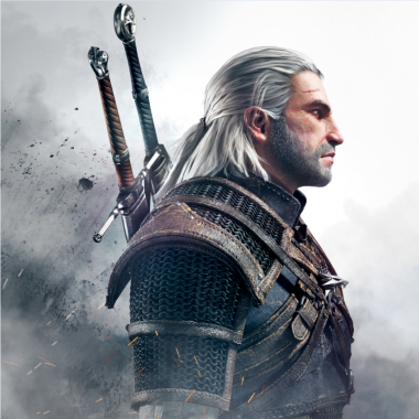 Толстовка худи 3D Witcher Two: Profile