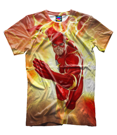 Мужская футболка 3D Flash