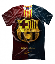 Мужская футболка 3D Barcelona