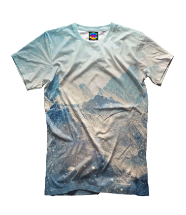 Детская футболка 3D Вершины гор