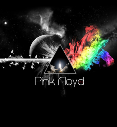 Мужская футболка с длинным рукавом 3D Pink Floyd