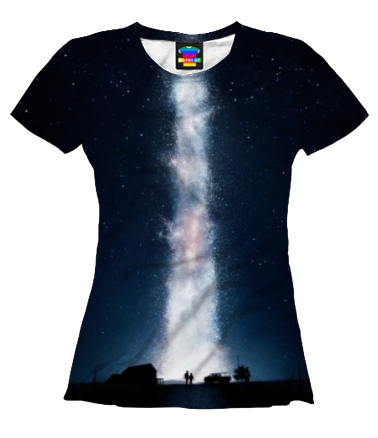 Женская футболка 3D Interstellar