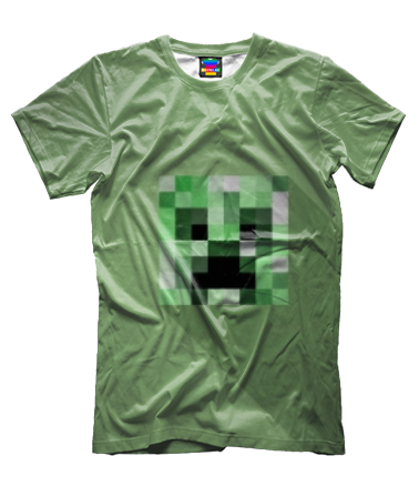 Мужская футболка 3D MineCraft