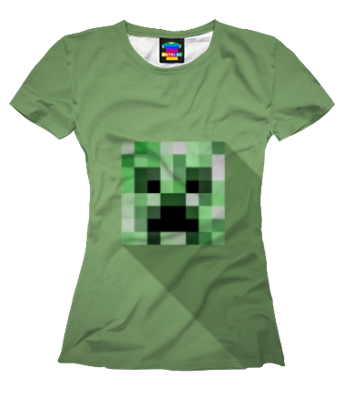 Женская футболка 3D MineCraft